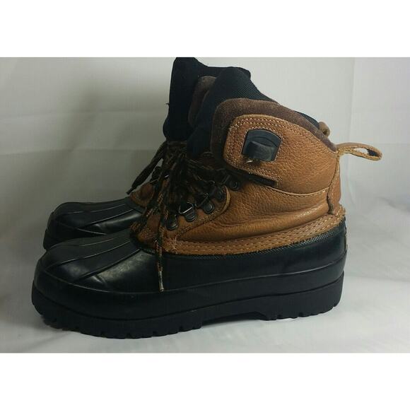 Northwest Territory Duck Winter Insulated Lace up Waterproof Mens boys 8 boots - Picture 1 of 10